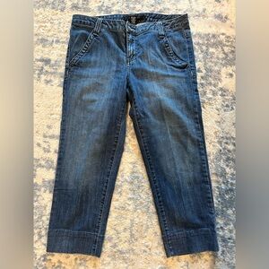 Calvin Klein Capri Jeans Dark Blue Denim 8